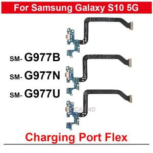 호환 갤럭시 호환 S10 5G SM- G977N 충전 도크 포트 플렉스 케이블 수리 교체 부품