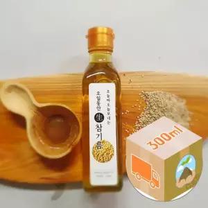 Bgr 국산 깔끔 저온착유 생 참기름 300ml
