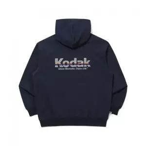 코닥 KODAK 레인보우 후드 티셔츠 NAVY K6123LHDP1NVY 1040217