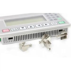 2-in-1 PLC  HMI 통합기 FX2N 10MT-2AD 200KHz OP320-A 텍스트 디스플레이 TD 6DI 4DO 4-20mA 0-10V NTC 3.