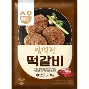 삼양 임꺽정 떡갈비 1.2kg 8개 수제떡갈비 함박스테이크 동그랑땡