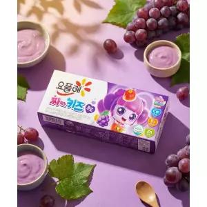 매장정품 BINGGRAE 요플레 짜먹는 키즈 포도 6입 240g x 6개