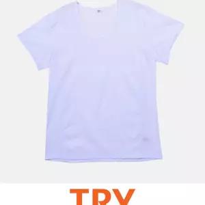 (트라이) 착용감이 쾌적한 쿨루션 모시 남성 반팔 런닝남자 이너티 백색 이너 라운드 기본 러닝
