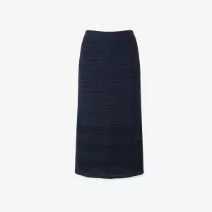 [롯데백화점]DEWL 스칼럽 배색 니트 스커트 D262KSD051