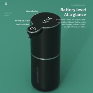 380ML 충전식 전기 4 레벨 조절 가능 자동 센서 비누 디스펜서 스마트 손 소독제 펌프 세탁기