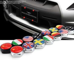 폭스바겐 BMW 아우디 도요타 혼다 알파 로미오 자동차 액세서리, 미국 이탈리아 독일 금속 나사 번호판 볼