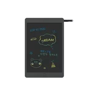 지니큐 12인치 전자노트 컬러글씨 보드 메모보드 칠판 낙서 드로잉 패드 메뉴