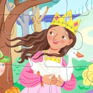 [eeBoo]동화이야기 20피스 유아퍼즐 손잡이가방