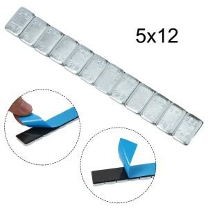 1pcs 60g 5g/10g 철 휠 균형 무게 타이어 접착 밸런서 블록 자동차 바이크 오토바이/자전거 RC 보트 항공기