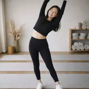 (보슈아)여성 사방스판 고탄력 면스판 타이즈9부 국내골프용스타킹 고리 선물 대회사은품 용품