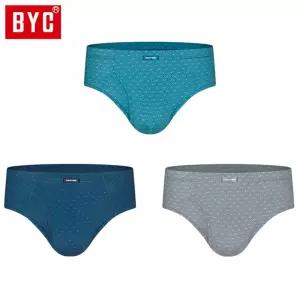 BYC 남성 베스타임 3매입 맥시 삼각팬티 DOLF2106 면팬티 세트 언더웨어 선물 선물용