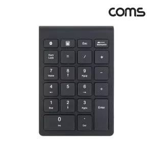 Coms 블루투스 숫자 키패드 22Key 무선 휴대용 키보드 노트북 USB USB용 컴퓨터 PC 일반 보조