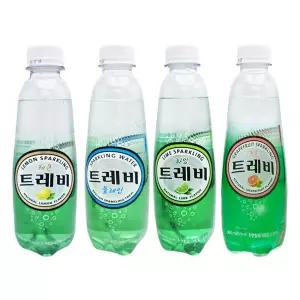 트레비 300ml 10개 플레인 레몬 자몽 라임과일향음료 과탄산 페트 펫트