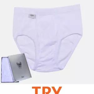 (트라이) 고급 순면 소재 유소변구 디럭스 남성 삼각 팬티여름 남자 편한 속옷 언더웨어 데일리 선물용
