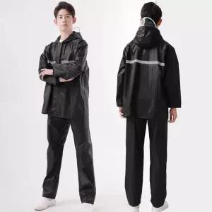 장우산 작업복 스트립 생활용품 상하의세트 비옷 레인수트 3M반사 [mC93AA5]