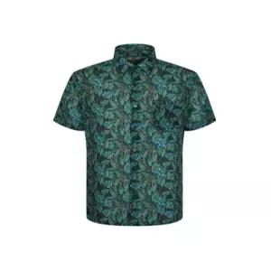 닥스셔츠 DAKSSHIRTS 폴리100 보테니컬 프린트 반팔셔츠 DLS1SHCS139E1