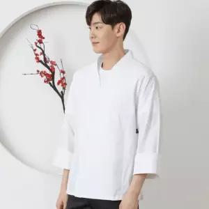 화이트 일식복 일식가운 일식조리복 요리사복 주방장