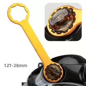 SR Suntour XCR/XCT/XCM/RST 프론트 포크 캡 렌치 분해 도구 자전거 액세서리 용 수리