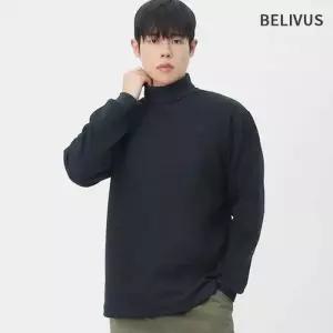 [빌리버스]빌리버스 남성 간절기 심플 양면 폴라티 데일리 목티 솔리드 폴로 이너티 B