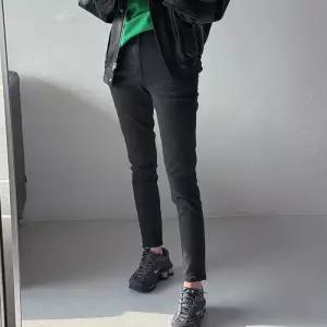 [옷자락]여자 스키니진 블랙팬츠 스판 배기핏 키큰녀 바지