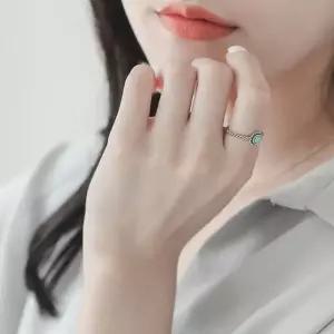 [제이로렌]제이로렌 9R0475 12월탄생석 터키석 원석 실버반지