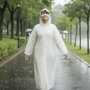 (큰손할인) 탄탄레인코트 골프 EVA 비옷 남녀공용 우비 우의 튼튼한 가벼운-WFP7CNY
