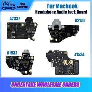 노트북  헤드폰 오디오 잭 케이블 A1534 A1932 A2179 A2337 Macbook Air Retina 13인치 2015-2020년용