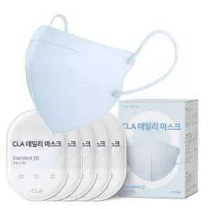CLA 데일리 2D 마스크 소형 스카이블루 50매입