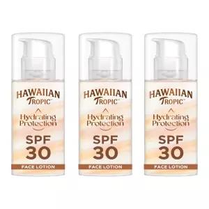 하와이안트로픽 하이드레이팅 페이스 선스크린 SPF 30 50ml x 3 유럽 내수용