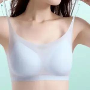 시원한 메쉬 여름 쿨링 속옷 패드 여성 심리스 브라