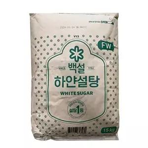 [CJ ENM]CJ 백설 하얀설탕 15kg