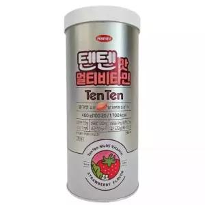 한미 텐텐맛 멀티비타민 100정 / 딸기맛 츄정 비타민젤리 어린이 키즈 유아 트레이더스