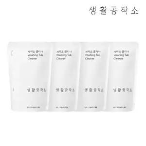 [생활공작소]세탁조 클리너 450g x 4개