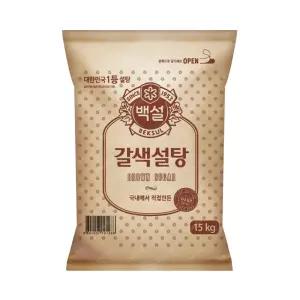 [가공식품센터(무)]CJ 백설 갈색설탕 15kg