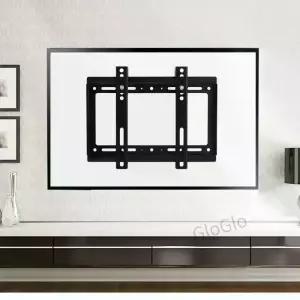 2665인치 TV 벽걸이 브래킷 범용 마운트 모니터 홀더 조절 가능한 저프로파일 평면 LCD LED