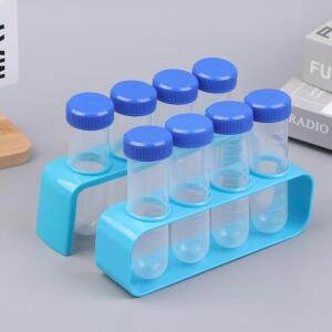 4Pcs 투명50ml 원심 분리기 튜브( 스탠드 포함) 학교 실험을  키트 교육용 공급품