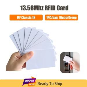 10p RFID 고주파 근접 카드 13.56Mhz IC MF S50 클래식 1K M1 액세스 제어 시스템 ISO14443A 용 스마트 NFC