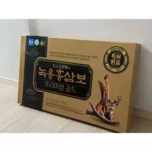 김오곤원장 녹용홍삼보 프리미엄 골드 70mLx30포 4박스(대용량)