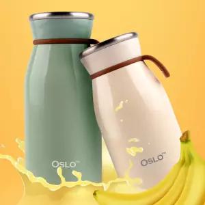 귀여운 우유병 오슬로 밀크 텀블러 350ml 450ml 6색 스텐 보온 보냉