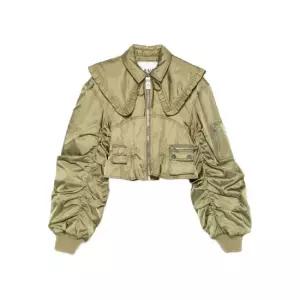 25FW 가니 봄버 자켓 W0410028 OLIVE GREEN DOM