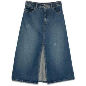 25SS 아페쎄 미디 스커트 COHFCF06423IAL DENIM DOM
