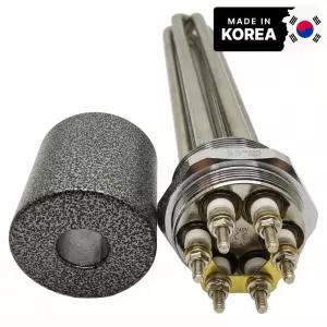 투입히터 국산 히터봉 물데우는기계 산업용 후렌지 25A 32A 40A 50A