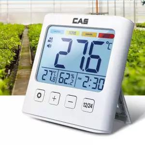 CAS 카스 체감온도계 T702 폭염 고온 경보 온습도계 측정기 4단계 알람
