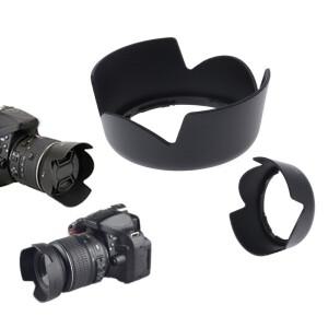 호환 2021 HB-69 총검 마운트 카메라 렌즈 후드 니콘 D3200 DX18-55mm