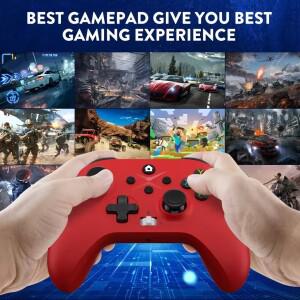 호환 Xbox One 시리즈 X/S/PC용 2.4G 무선 게임패드  6축 자이로듀얼 진동 터보 콘솔 컨트롤러