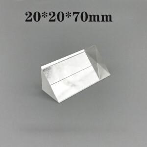 20x20x70mm 직각 프리즘 K9 광학 유리 전반사 교육 실험용  맞춤형 측량용