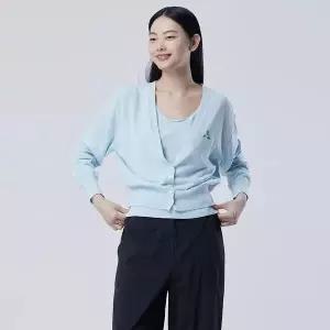[베네통](신세계 사우스시티)나시 셋업 자수 가디건 (BAKC74631)