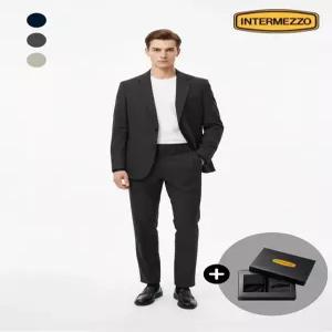[인터메조][썸머수트][사은품 증정] 데일리 워셔블 아웃포켓 셋업 수트 3종택1 IMGSSU