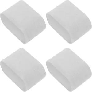 uxcell 4Pcs 시계 디스플레이 베개 2.8x1.7x1.2 인치 플래닛 팔찌 뱅글 주얼리용 수납 쿠션 그레이