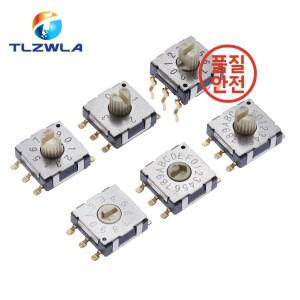 로터리 코드 스위치 SMD RST-10RM-PT 디지털 딥 10 0-9